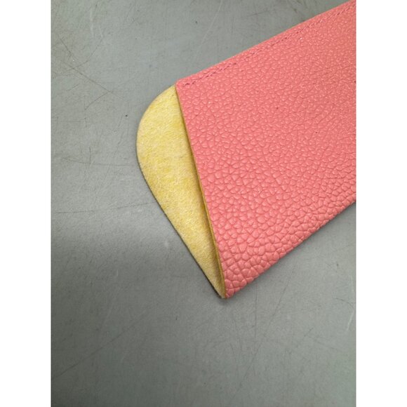 Yumuyan Pink & Yellow Faux Leather Eyeglass Case - Picture 3 of 4